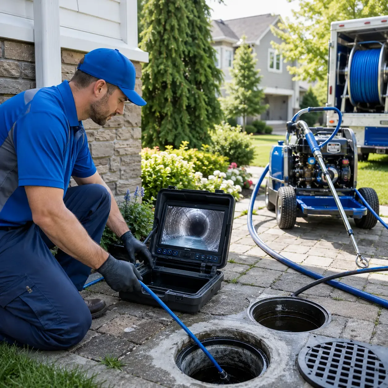 Outdoor drain cleaning professionals serving Milford, NJ